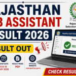 Rajasthan RSSB Lab Assistant Result 2026