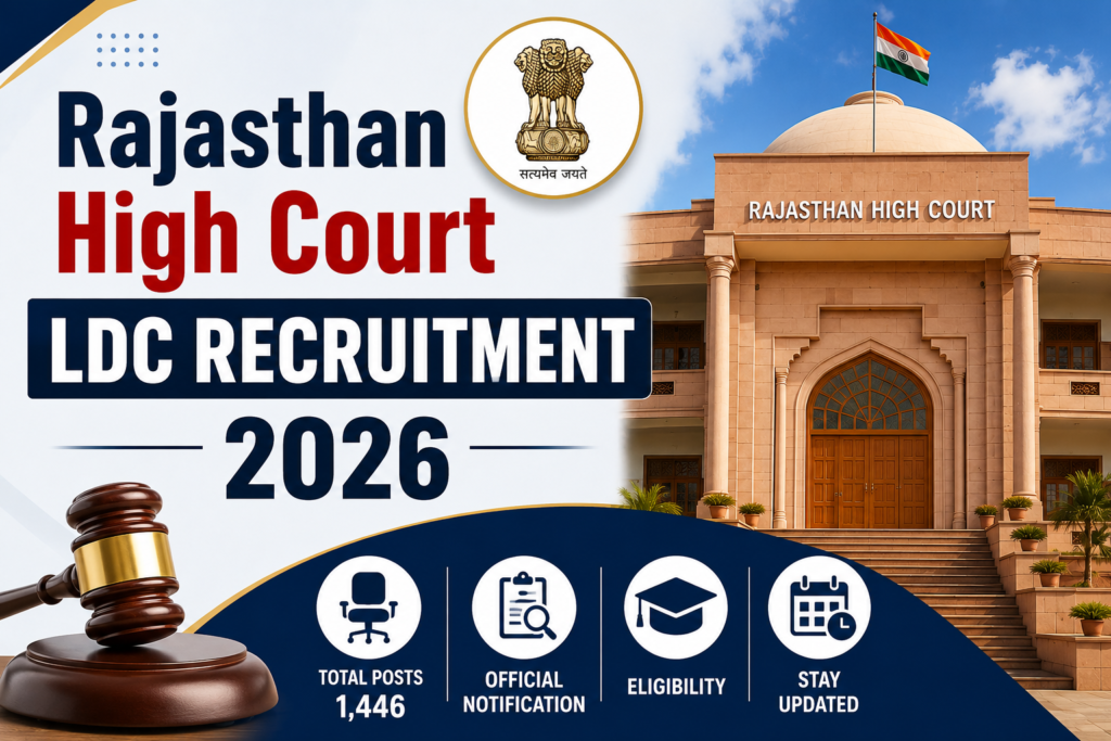 Rajasthan High Court LDC Recruitment 2026