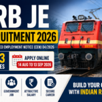 RRB JE Recruitment 2026